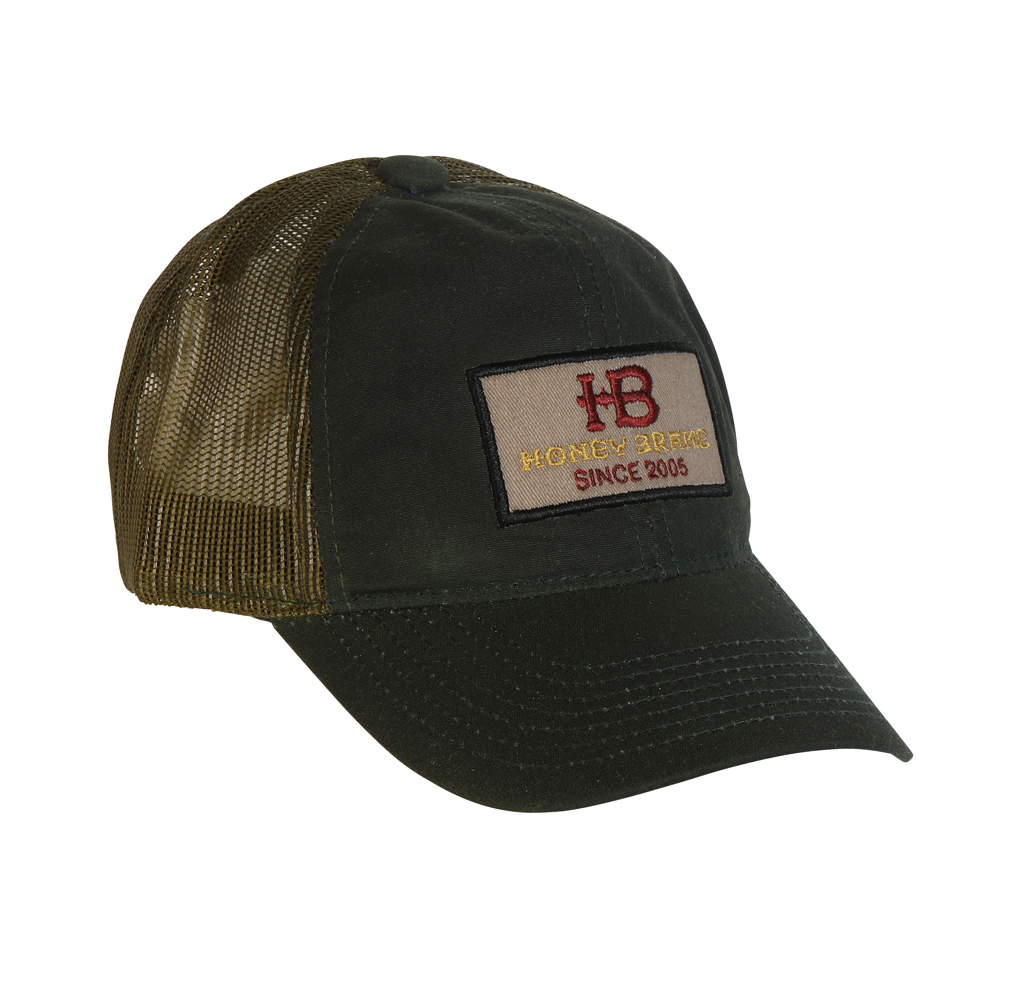 HB Green Canvas Patch Hat