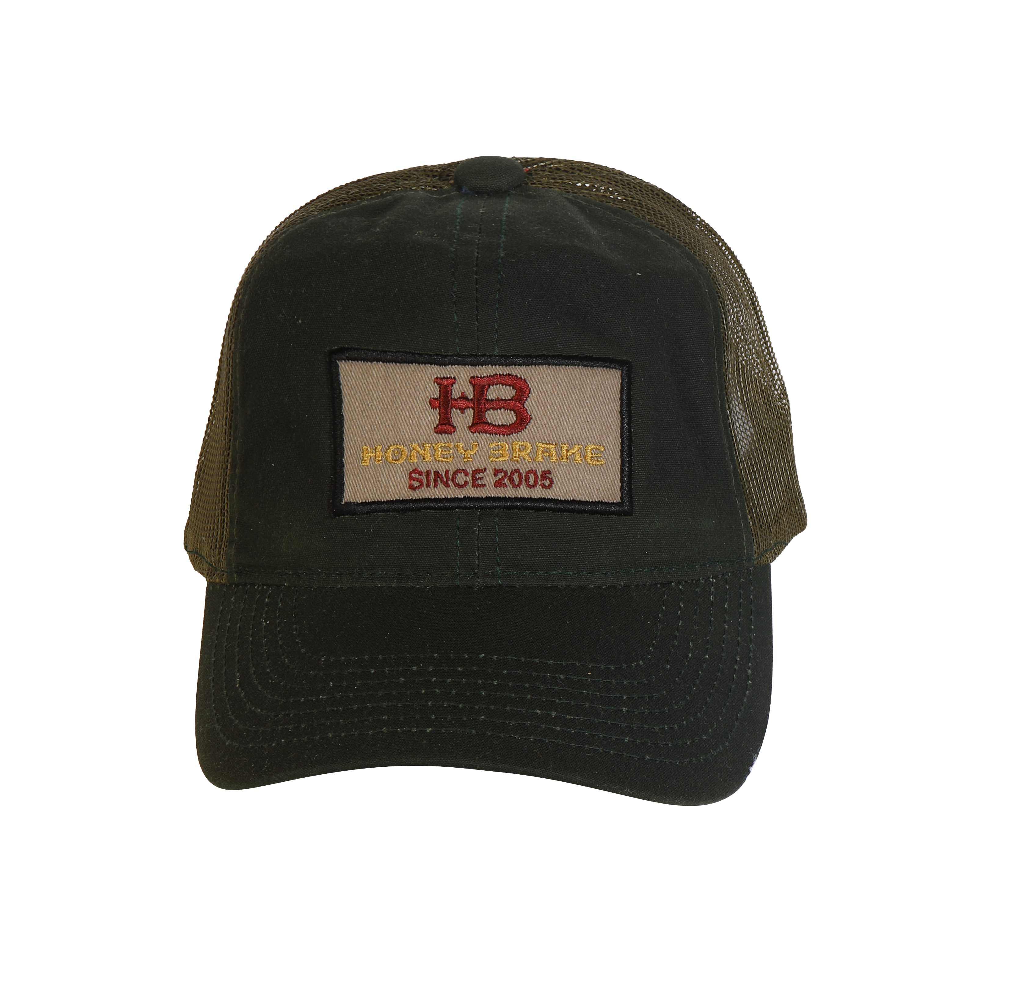HB Green Canvas Patch Hat