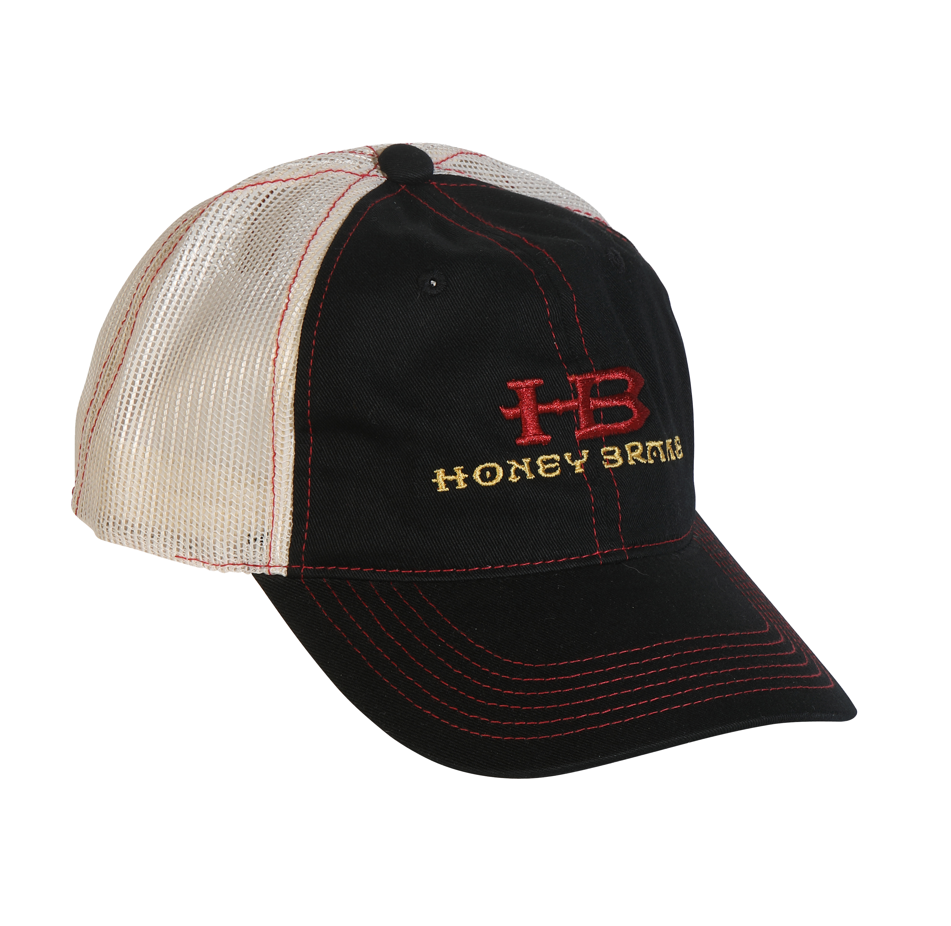 Honey Brake Black/White Mesh Hat