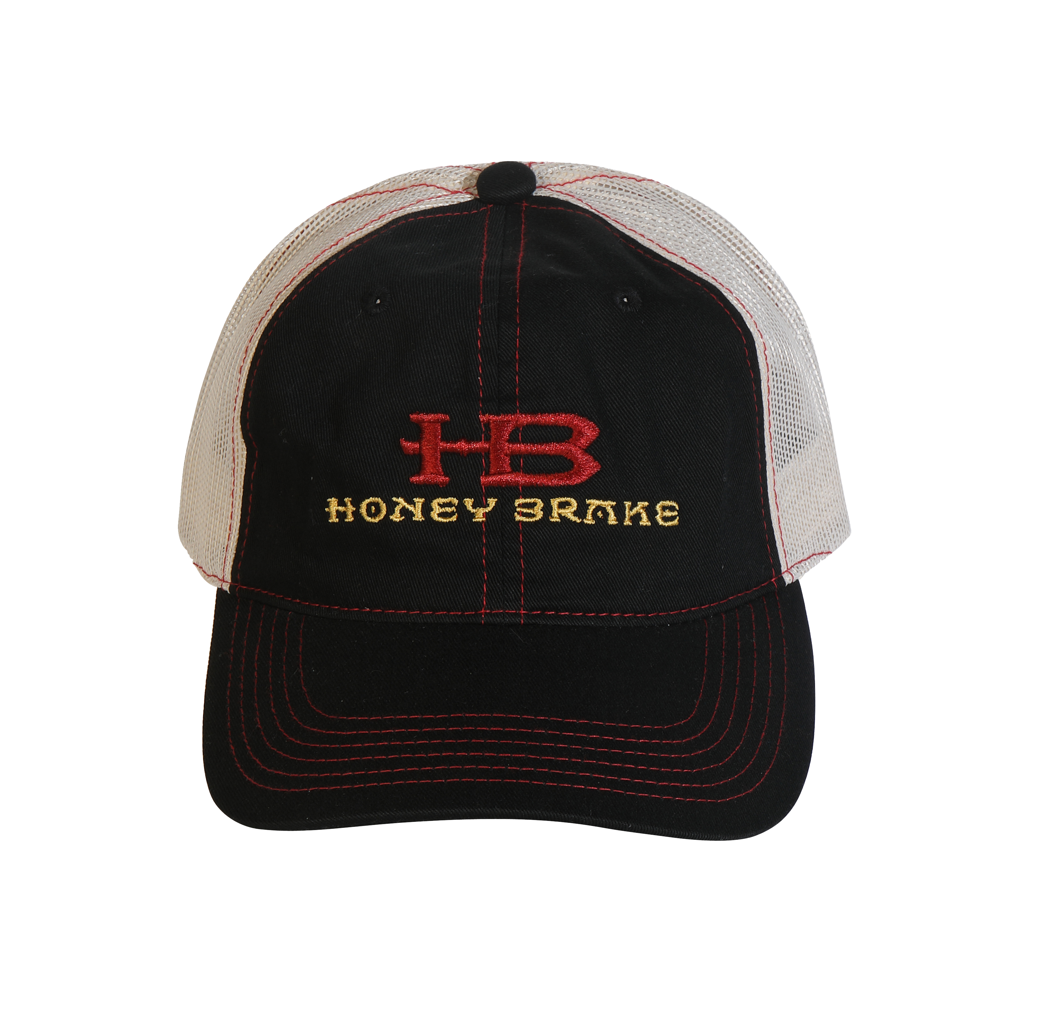 Honey Brake Black/White Mesh Hat