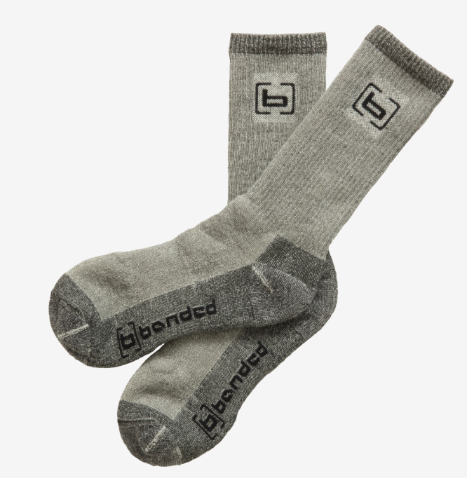 Banded Redzone Calf Length Merino Wool Wader Socks