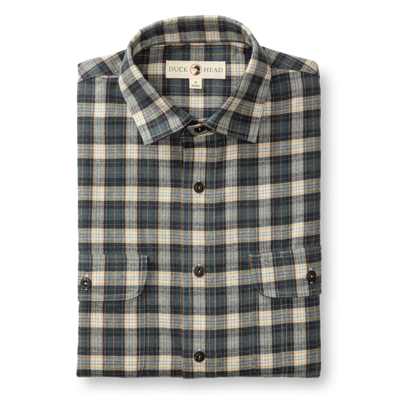 Honey Brake X Duck Head Men's Performance Wool Flannel LS Shirt Moyer