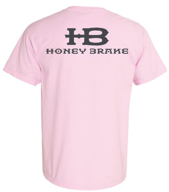 Honey Brake Logo SS Comfort Colors Tee Blossom Youth