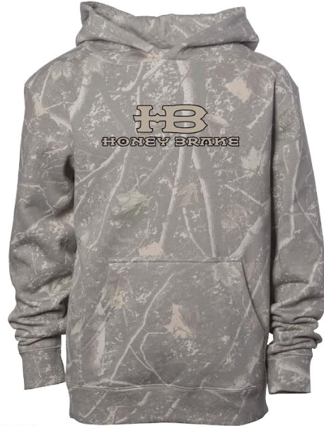 Honey Brake Logo Camo Hoodie Youth