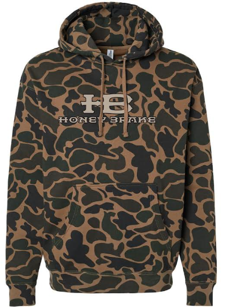 Honey Brake Logo Camo Hoodie Youth