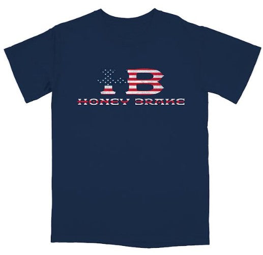 Honey Brake Logo SS Comfort Colors Americana Tee