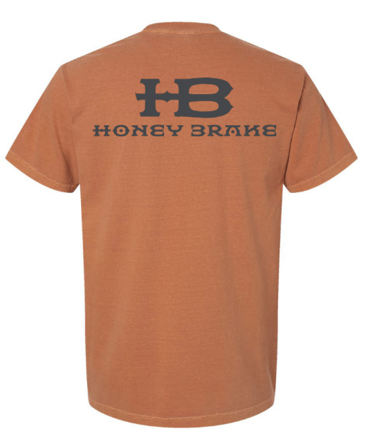 Honey Brake Logo SS Comfort Colors Tee Yam