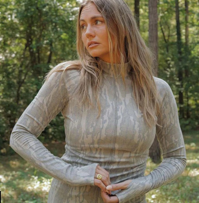 Honey Brake x Tribe Kelley LS Ribbed Mock Neck