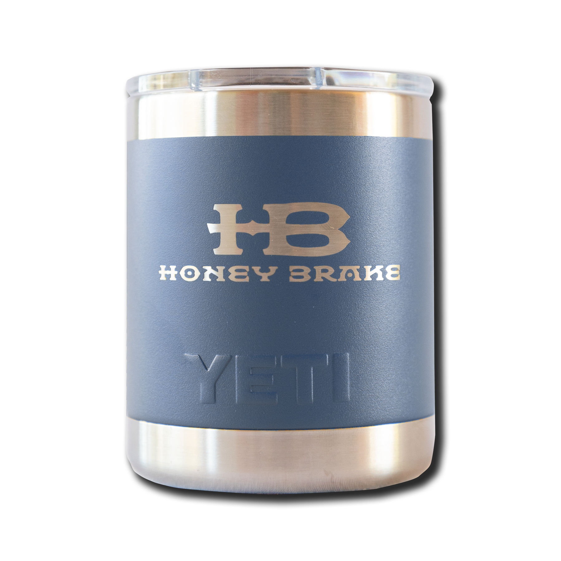 Yeti Rambler 10oz Lowball w/Honey Brake Logo w/Magslide Lid