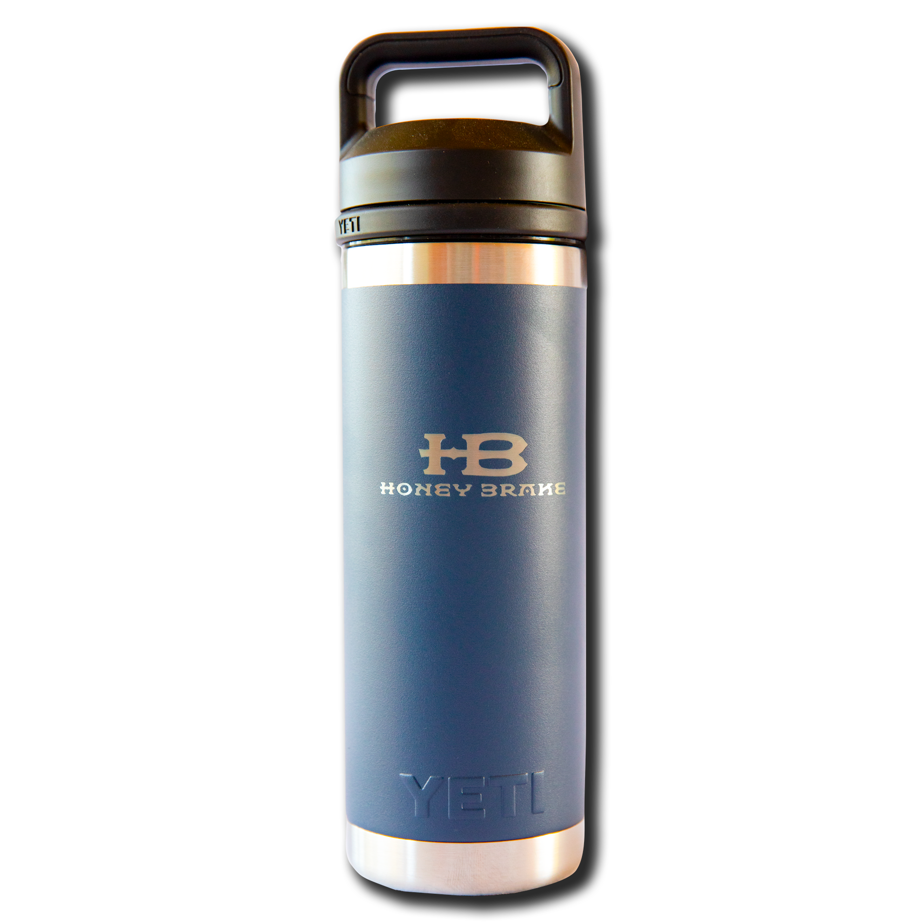 Yeti Rambler 18oz Bottle w/Honey Brake Logo w/Chug Cap