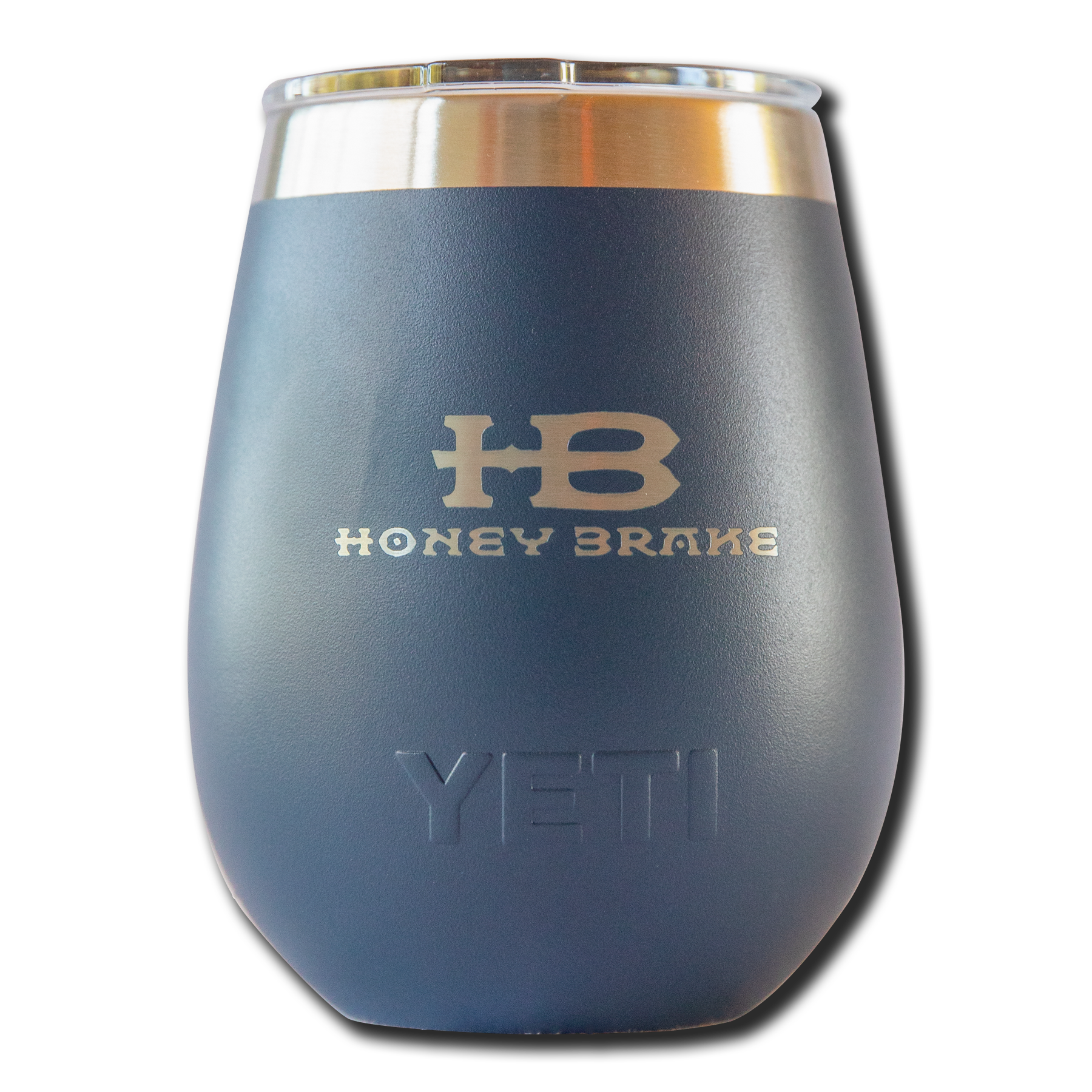 Yeti Rambler 10oz Wine Tumbler w/Honey Brake Logo w/Magslider Lid