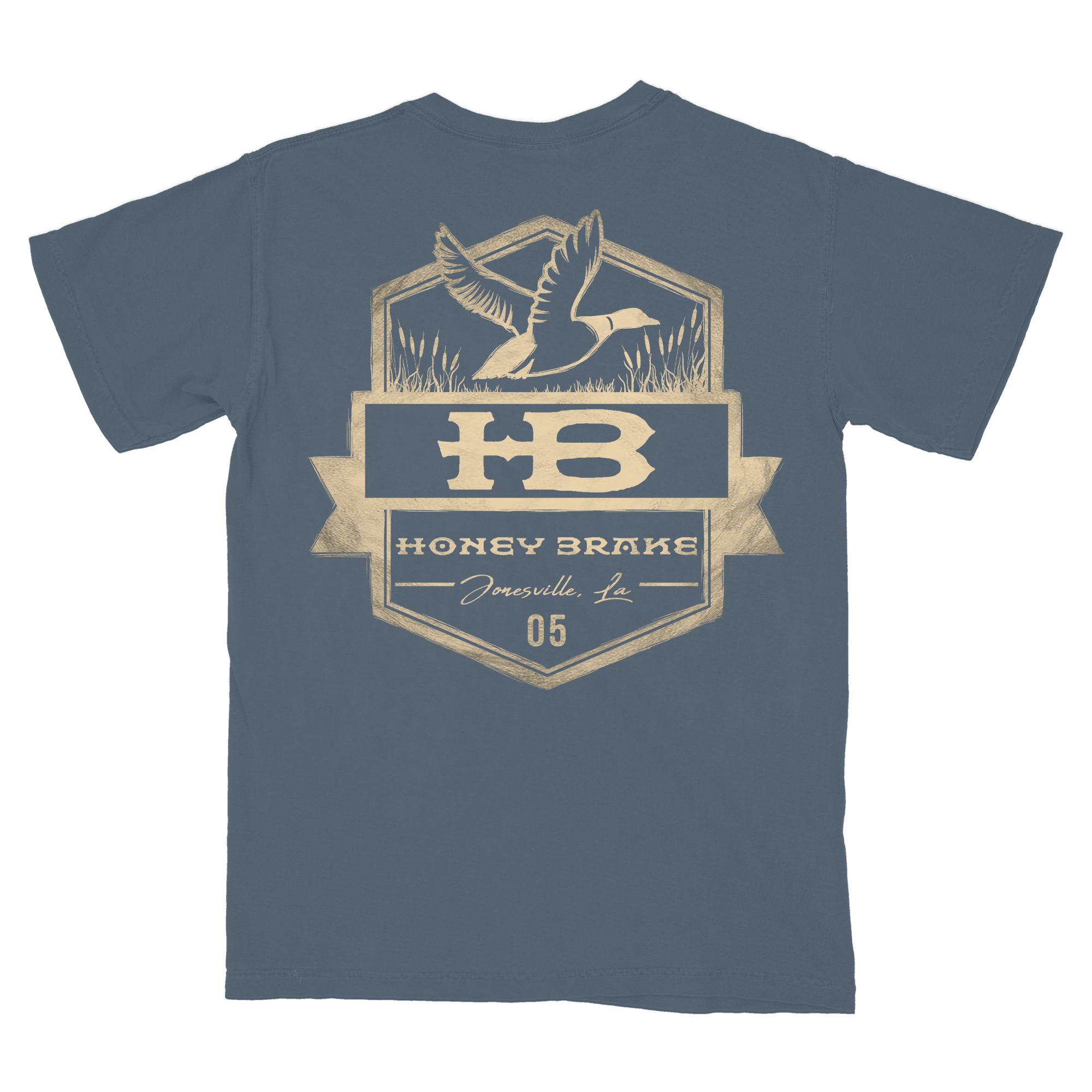 Honey Brake Logo SS Comfort Colors Pencil Badge Tee