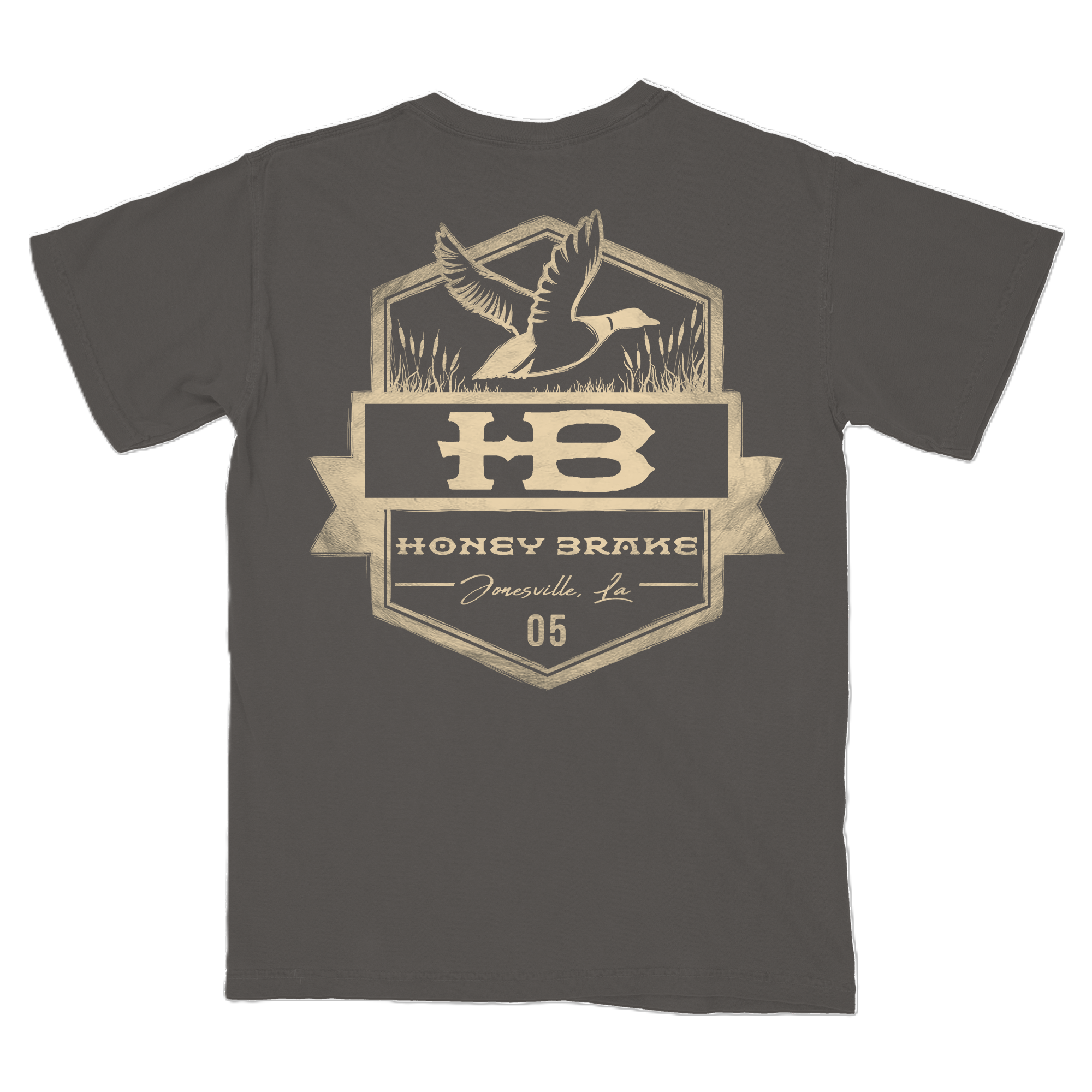 Honey Brake Logo SS Comfort Colors Pencil Badge Tee