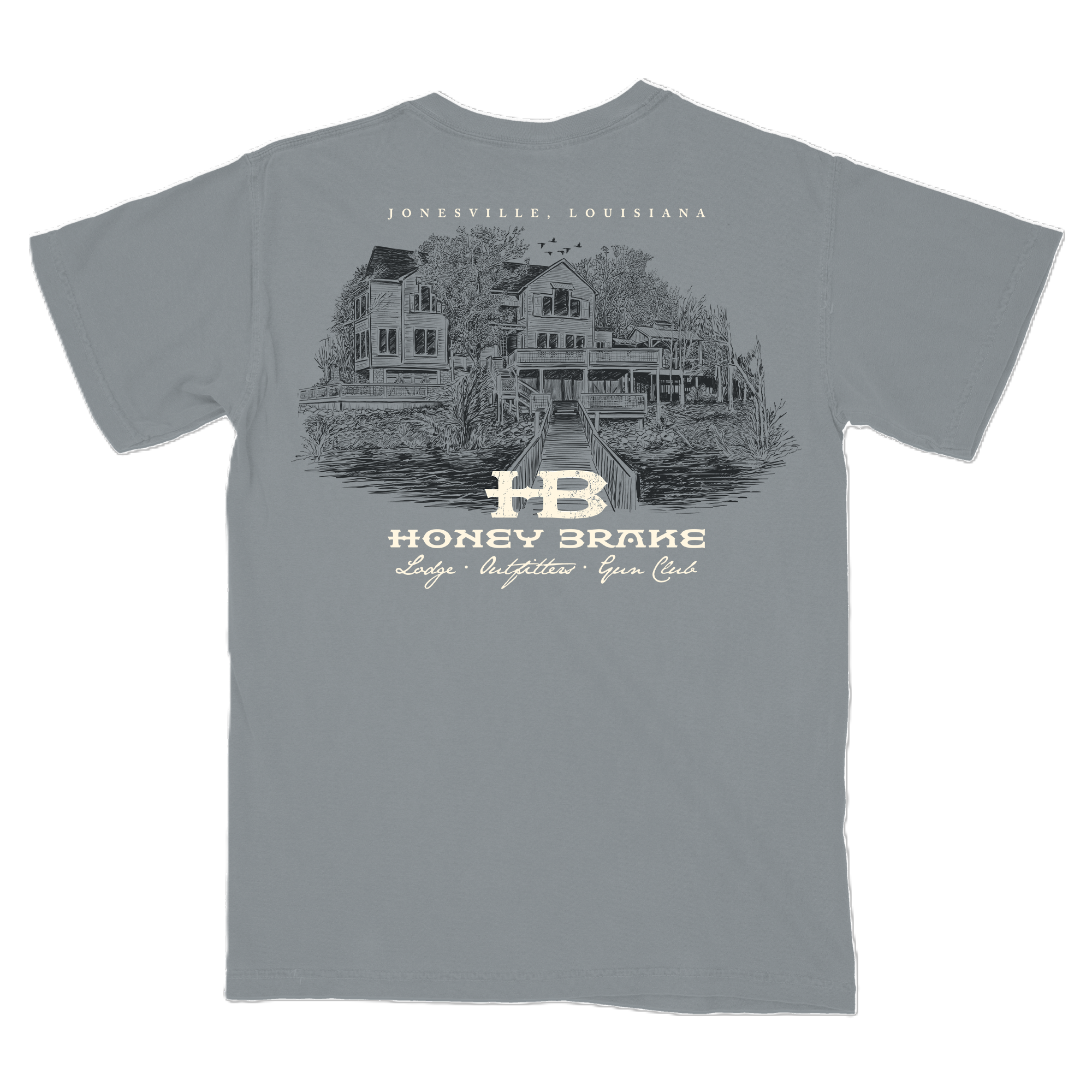 Honey Brake Logo SS Comfort Colors Lodge Tee