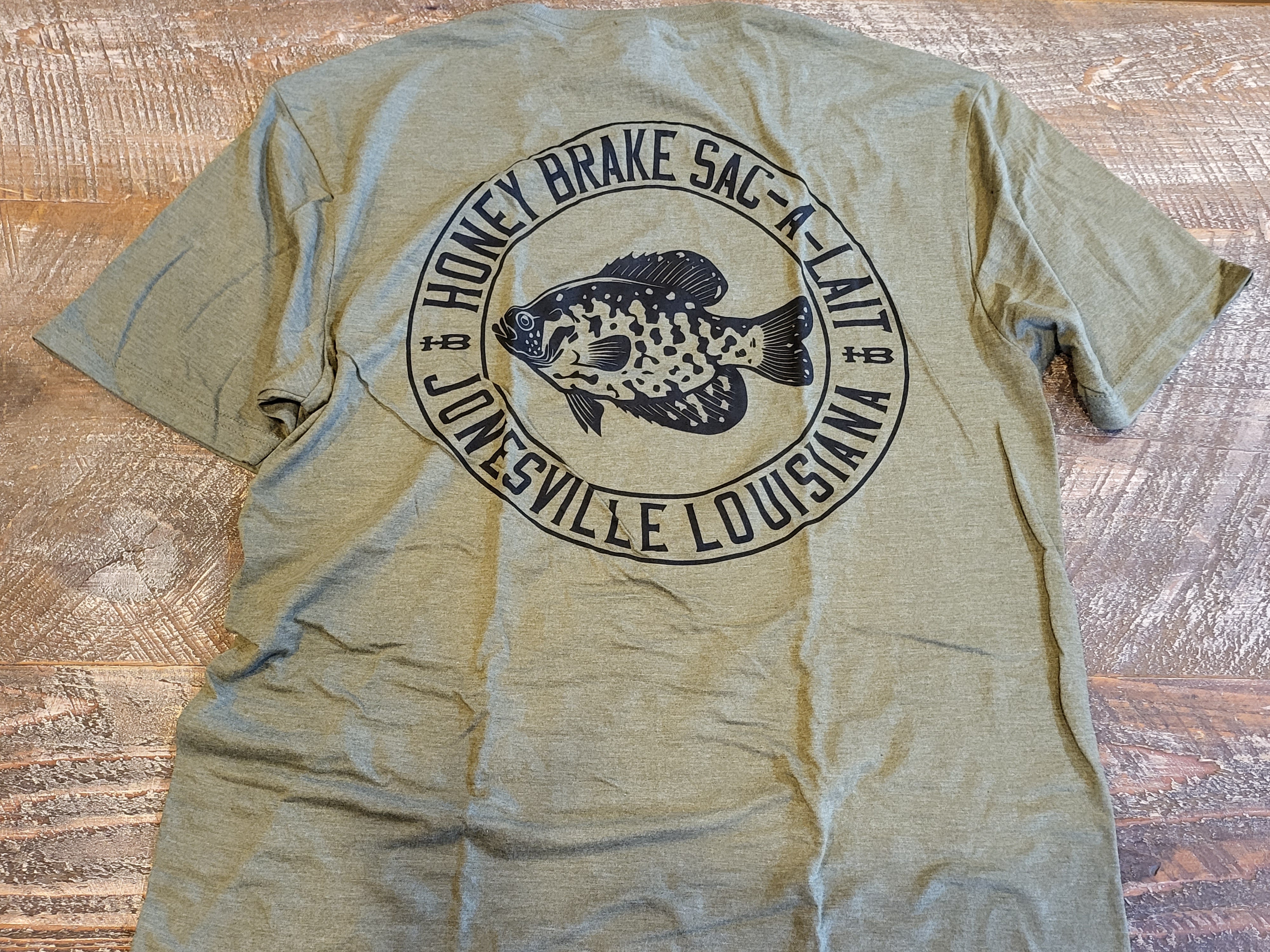 Honey Brake Sac-a-lait Short Sleeve T-shirt