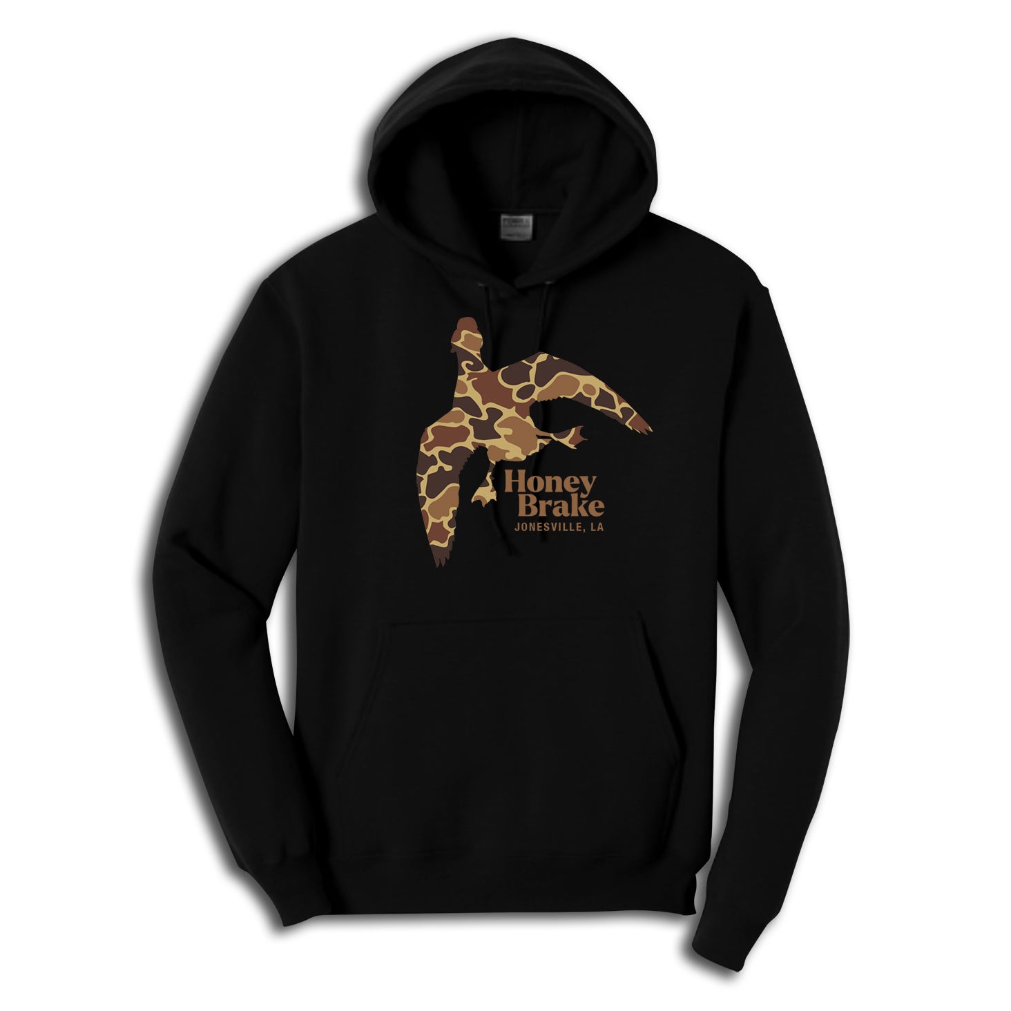 Honey Brake Old School Camo Duck Hooded Sweatshirt