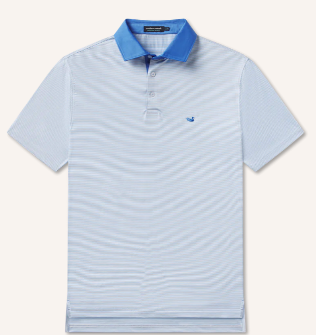 Honey Brake X Southern Marsh Bermuda Hampton Stripe SS Polo