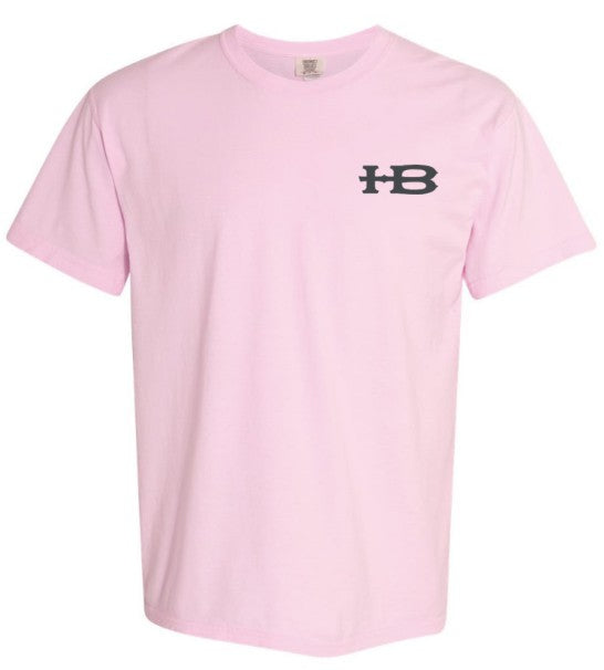 Honey Brake Logo SS Comfort Colors Tee Blossom