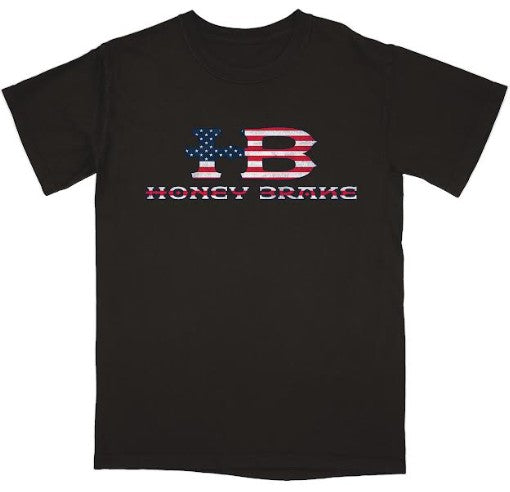 Honey Brake Logo SS Comfort Colors Americana Tee
