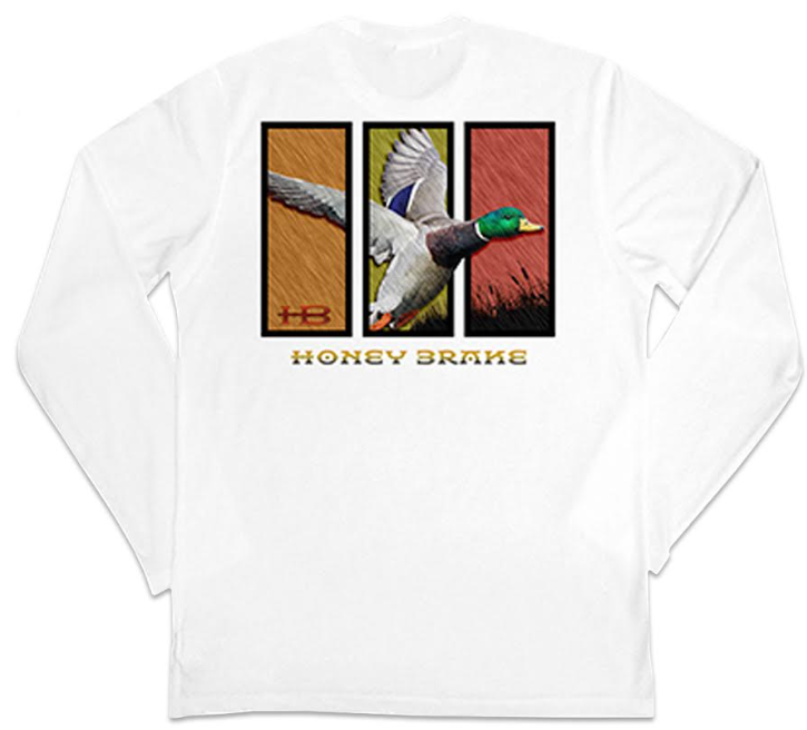 Honey Brake X Native Men's Z1 LS Performance Crew Mallard