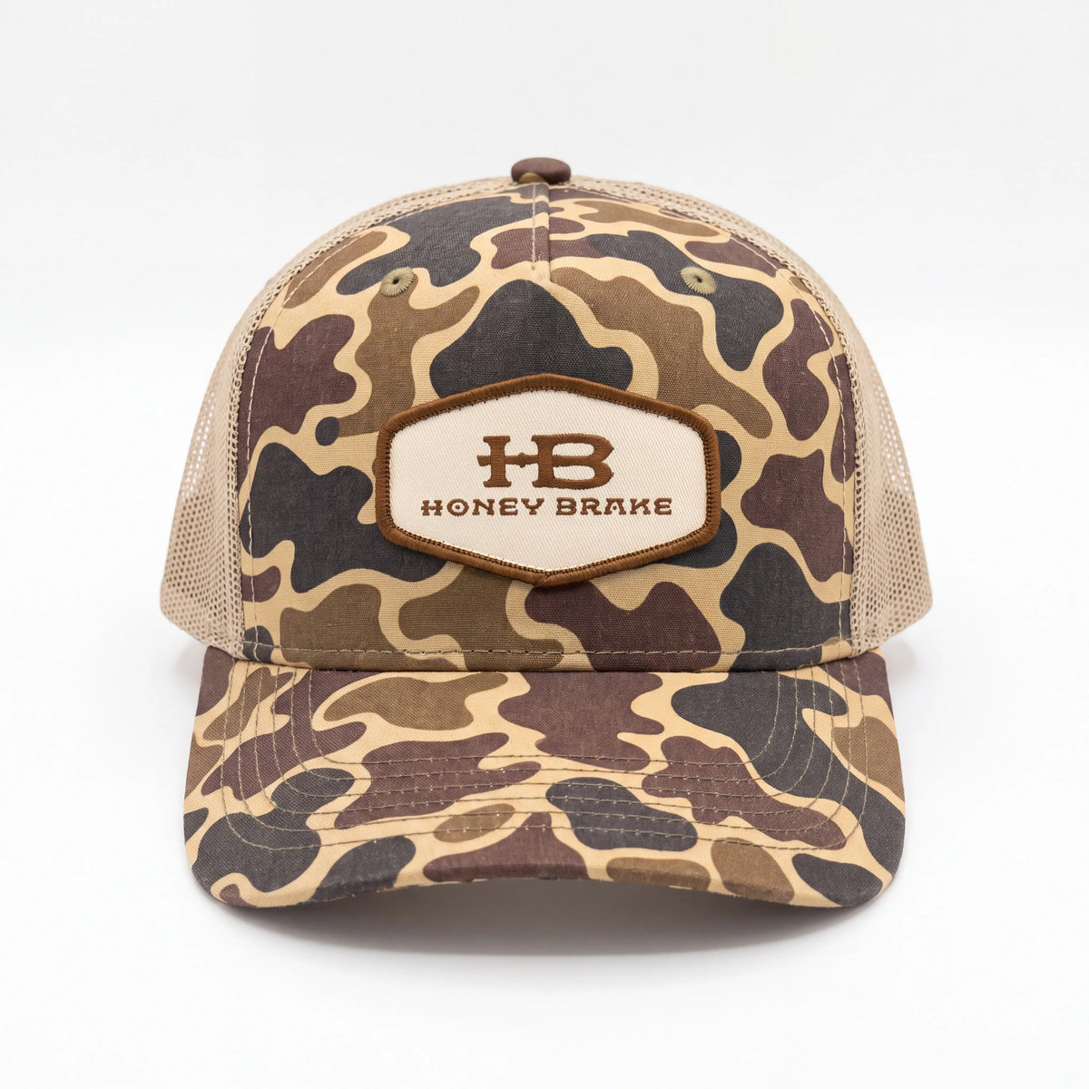 Old School Camo Patch Hat