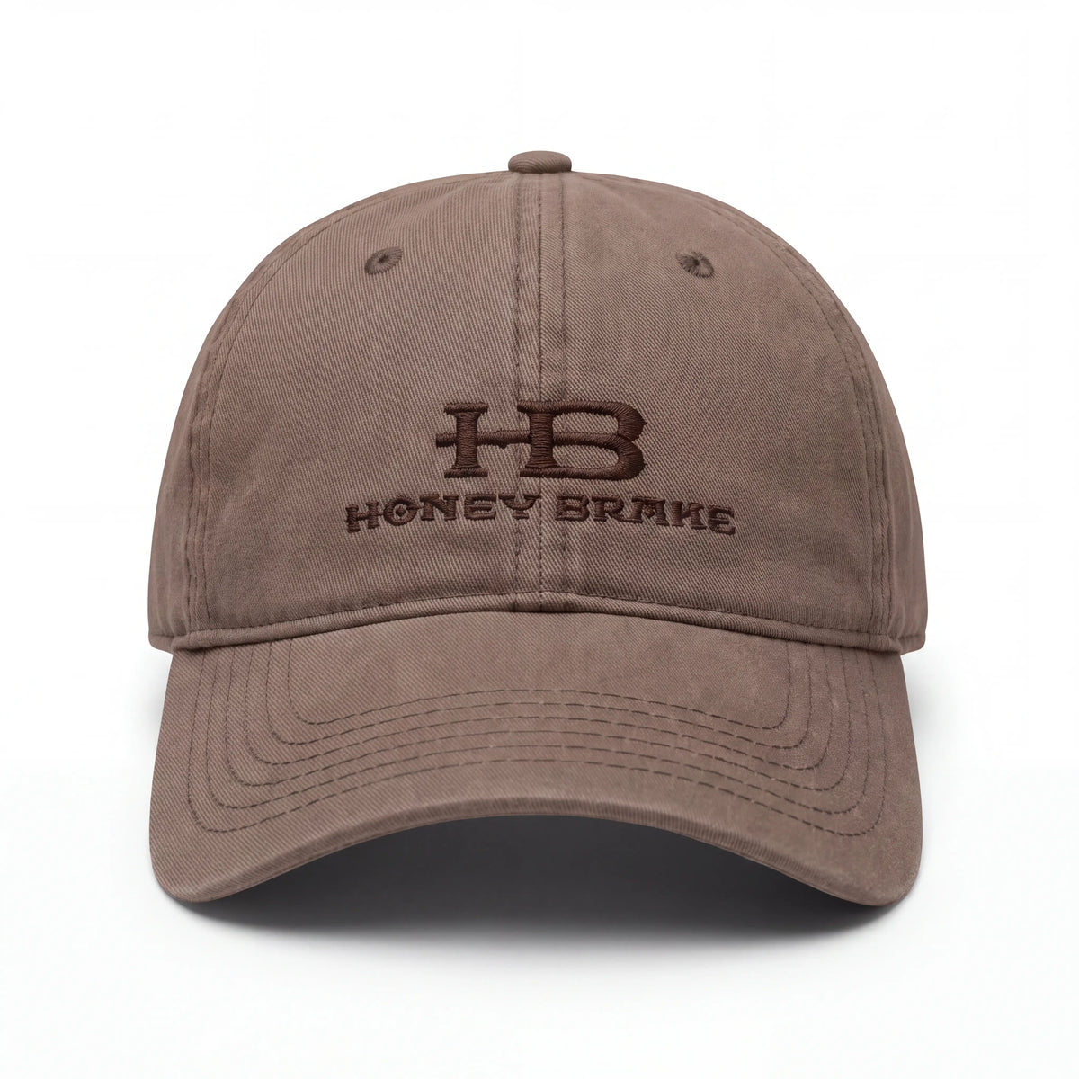 Brown Waxed Canvas Dad Hat