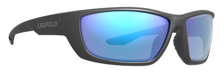 Leupold Sunglasses Cheyenne - Matte Black, Blue Mirror