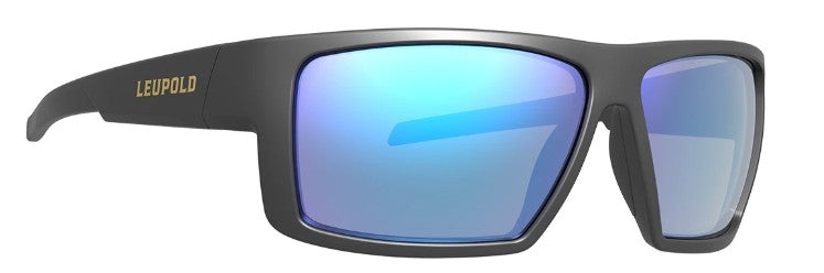 Leupold Sunglasses Switchback - Matte Black, Blue Mirror