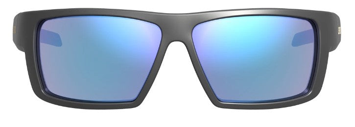 Leupold Sunglasses Switchback - Matte Black, Blue Mirror