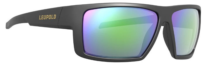 Leupold Sunglasses Switchback - Matte Black, Emerald Mirror