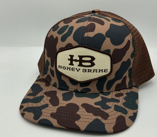 Honey Brake X Lost Hat Slate Trucker Cap Delta Chocolate Brown
