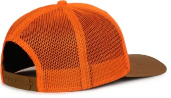 Honey Brake Cotton Mesh Back Trucker Blaze Orange