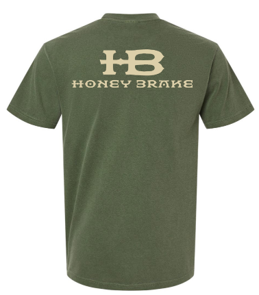 Honey Brake Logo SS Comfort Colors Tee Hemp
