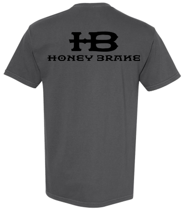 Honey Brake Logo SS Comfort Colors Tee Pepper