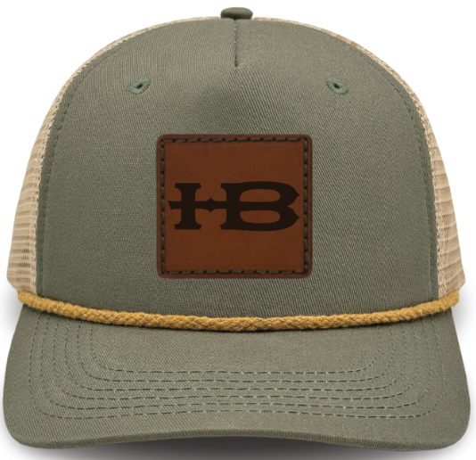 Honey Brake X Lost Hat Leather Patch Ranchero Cap Gator/Balsa