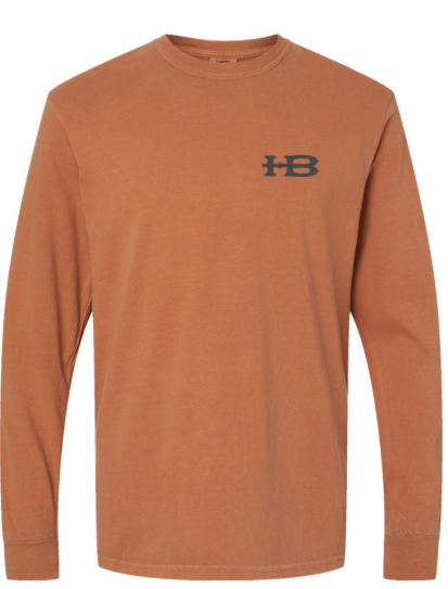 Honey Brake Logo LS Comfort Colors Tee Yam