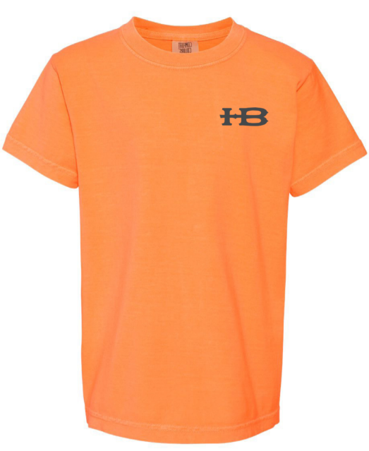 Honey Brake Logo SS Comfort Colors Tee Melon Youth