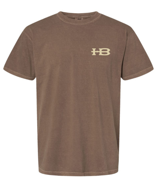 Honey Brake Logo SS Comfort Colors Tee Espresso