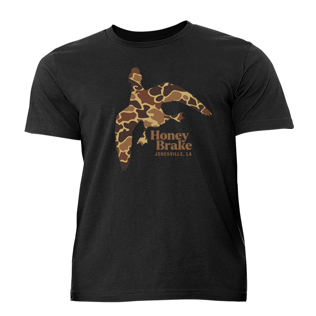 Honey Brake Youth Old School Camo Duck T-shirt