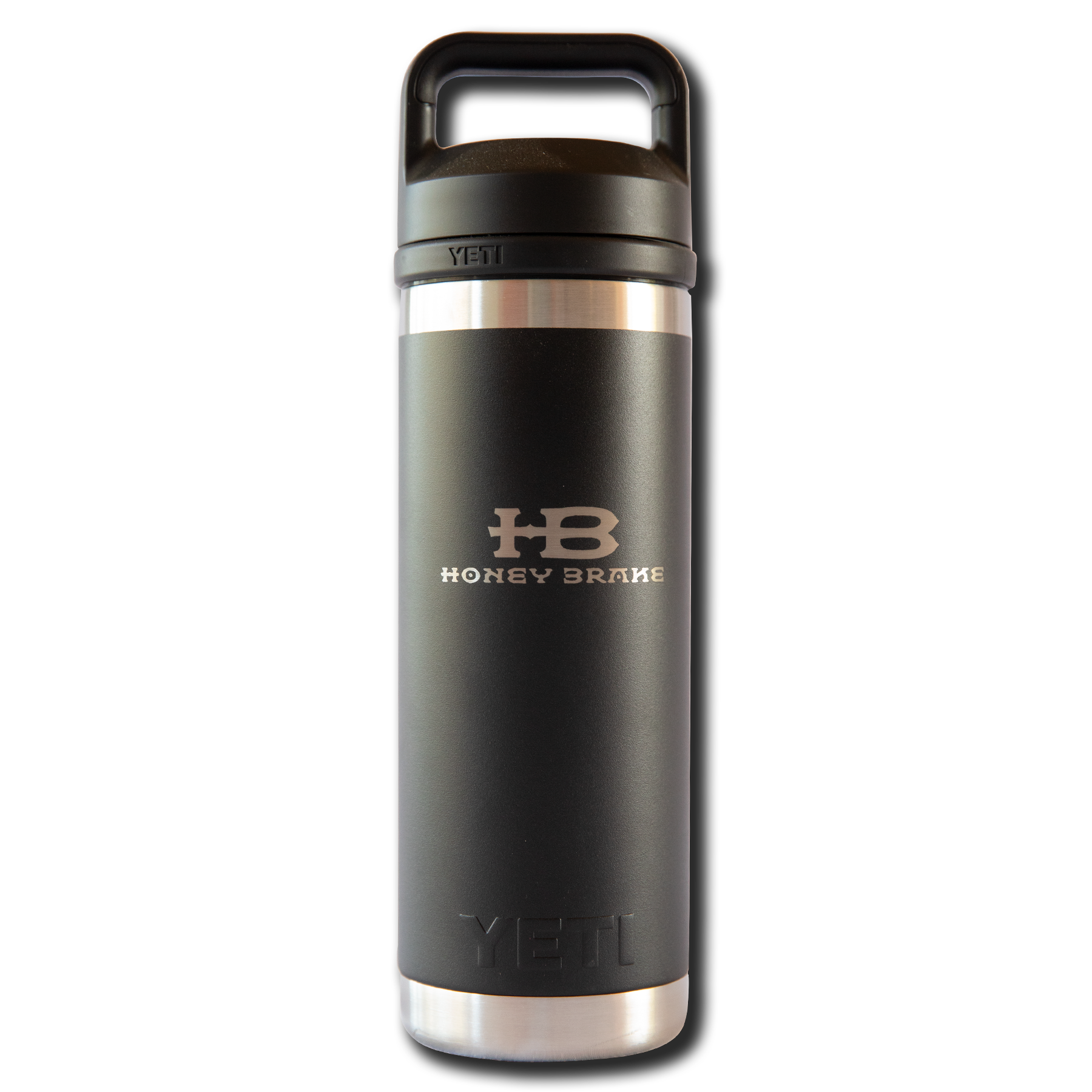 Yeti Rambler 18oz Bottle w/Honey Brake Logo w/Chug Cap