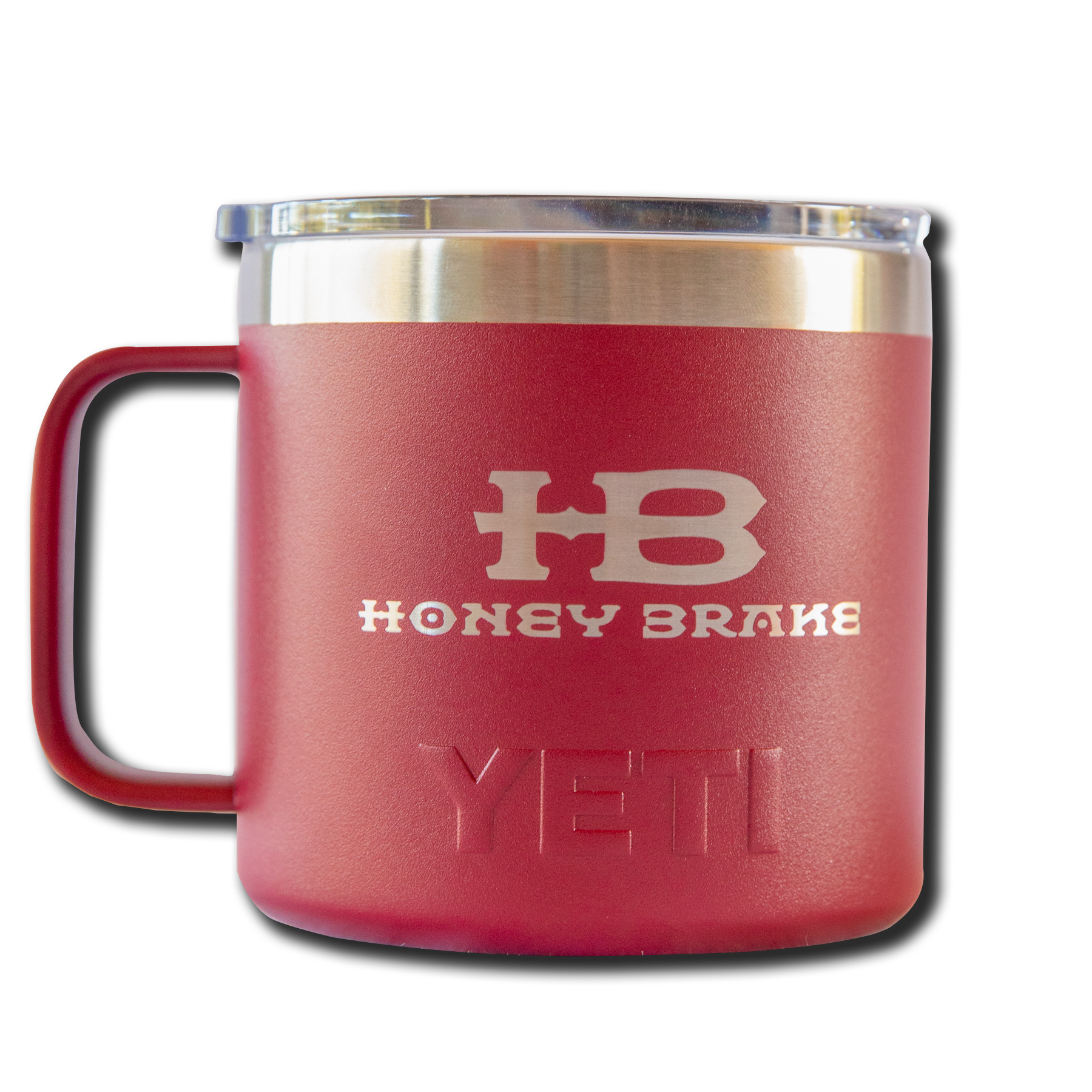 Yeti Rambler 14oz Mug w/Honey Brake Logo w/Magslide Lid