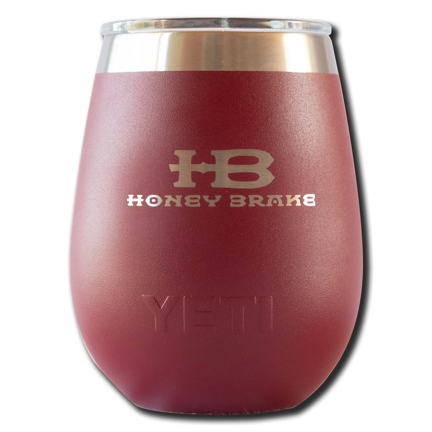 Yeti Rambler 10oz Wine Tumbler w/Honey Brake Logo w/Magslider Lid